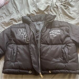 PLT black puffer jacket
